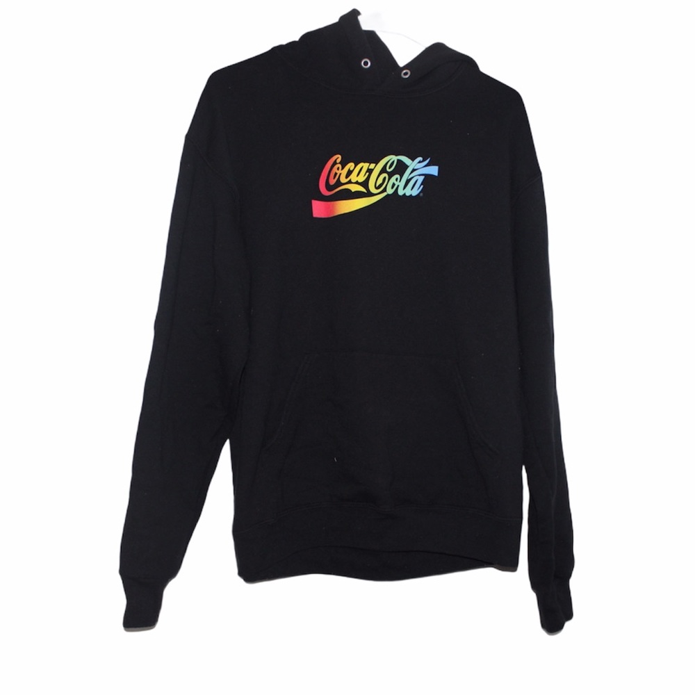 rainbow coca cola hoodie
